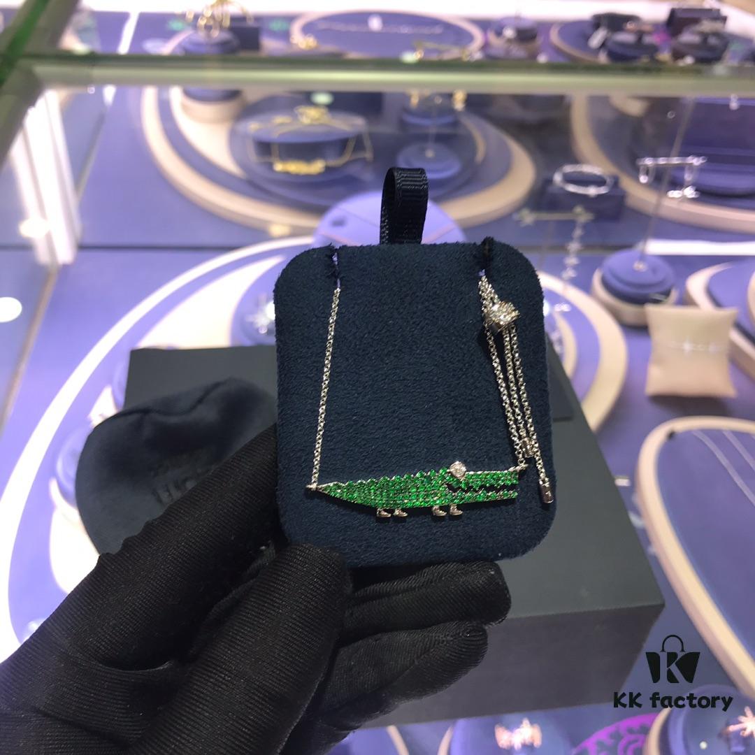 APM Monaco Crocodile Necklace and Earrings Set - Stylish, Trendy, and Versatile Fashion Jewelry