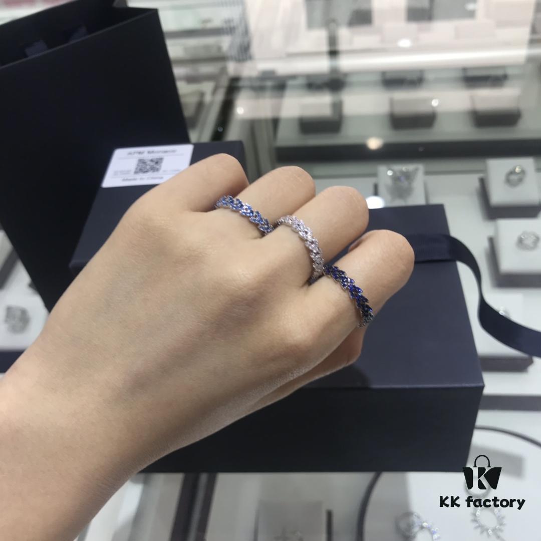 APM Monaco Wheat Ear Ring, Fashionable and Minimalist Index Finger Ring for Women, New Design