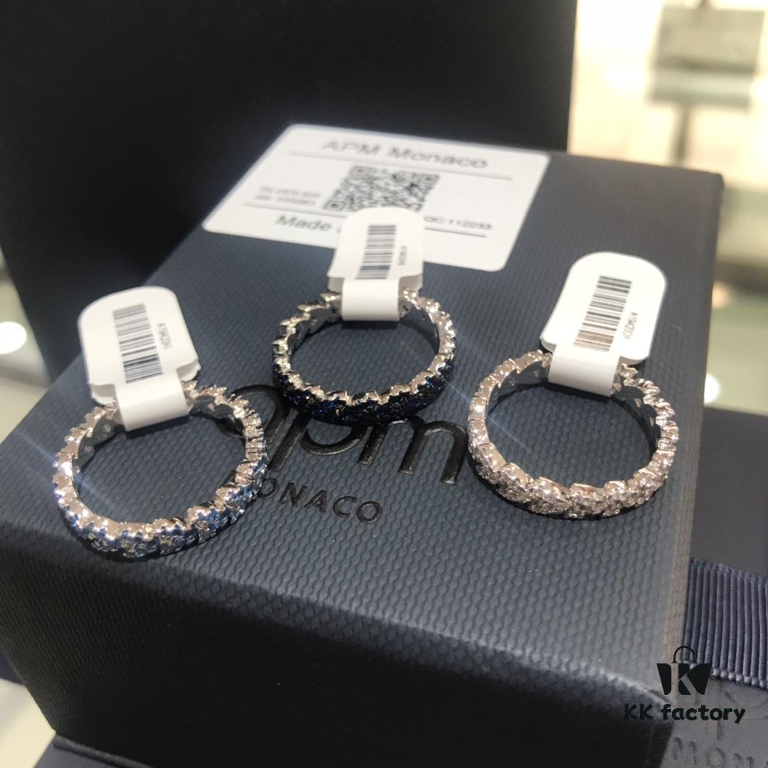 APM Monaco Wheat Ear Ring, Fashionable and Minimalist Index Finger Ring for Women, New Design