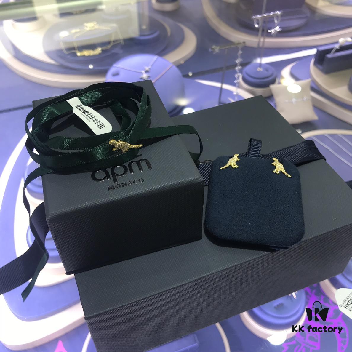 APM Monaco Dinosaur Silk Headband Jewelry Earrings - Versatile Wear, Stylish and Minimalist Design