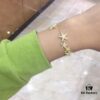 APM Monaco Classic Ocean Life Golden Multi-Starfish Bracelet, Elegant European and American Style Jewelry for Women