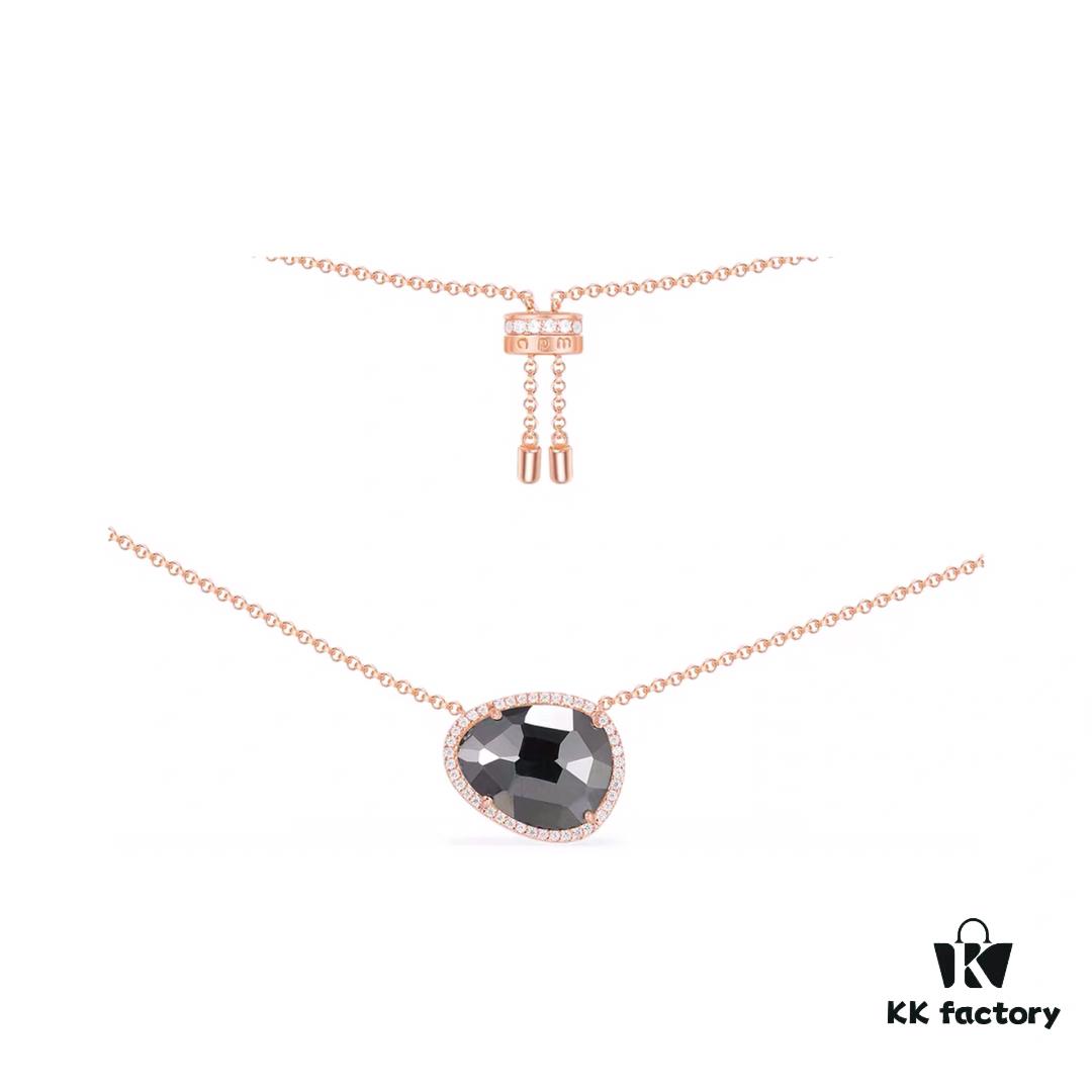 APM Monaco Crystal White Mother-of-Pearl Necklace for Women, Fashionable Collarbone Chain Accessory for Stylish Best Friends