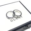 Gucci Ghost Sterling Silver Ring 4mm