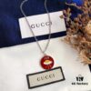 In Stock‼ Gucci 'REAL' Series Sterling Silver Necklace, Unisex Design, S925 Oxidized Silver, 37-42cm