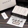 Gucci Double G Necklace, Unisex Interlocking Logo Pendant, Handcrafted S925 Sterling Silver, High-End Replica