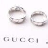 GUCCI 2019 Latest Ring Original 925 Sterling Silver (GucciGhost) Series Accessory to Awaken Vibrant Perception, Simple and Stylish, Independent and Unconventional