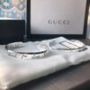 Gucci Blind for Love Collection 925 Sterling Silver Bracelet with Floral, Bird, Tiger Head, Eye and Heart Motifs