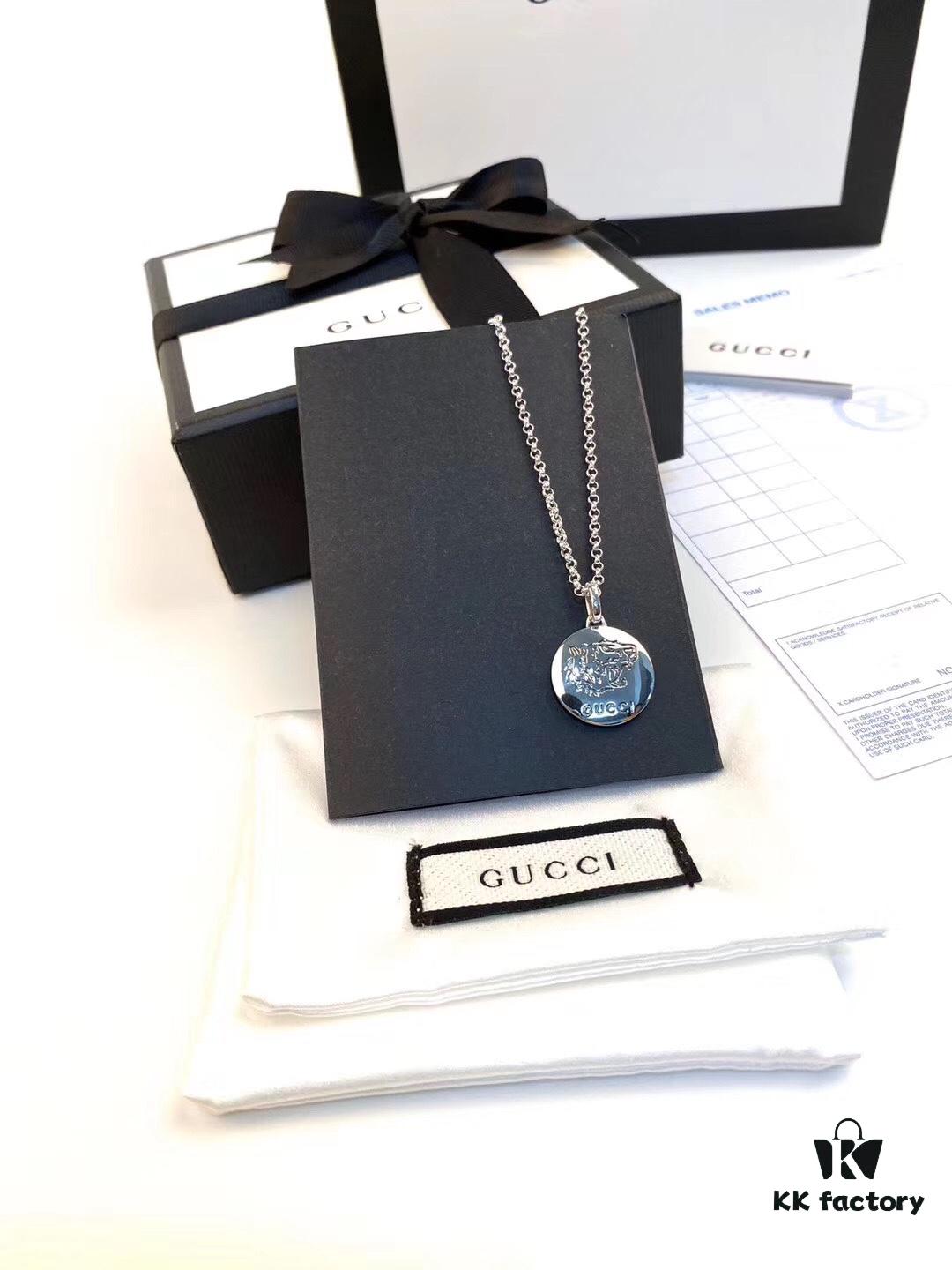 Sterling Silver Material 👐🏻 😇 Gucci Autumn-Winter Collection 'Blind for Love' Floral and Bird Series Accessory