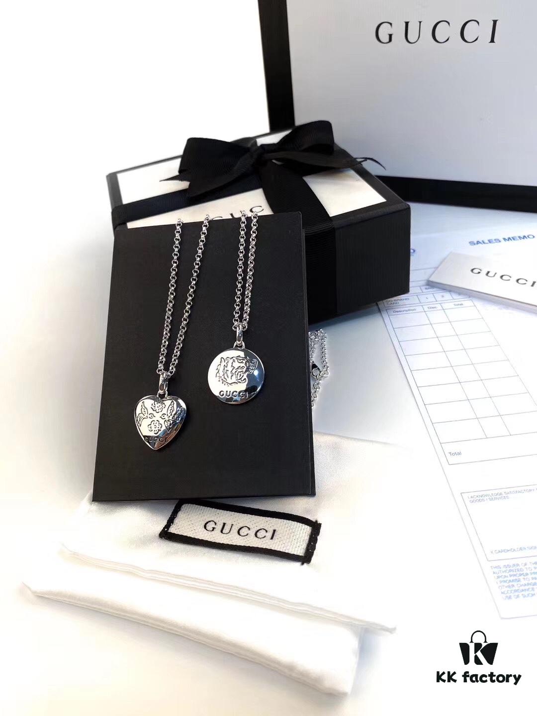 Sterling Silver Material 👐🏻 😇 Gucci Autumn-Winter Collection 'Blind for Love' Floral and Bird Series Accessory