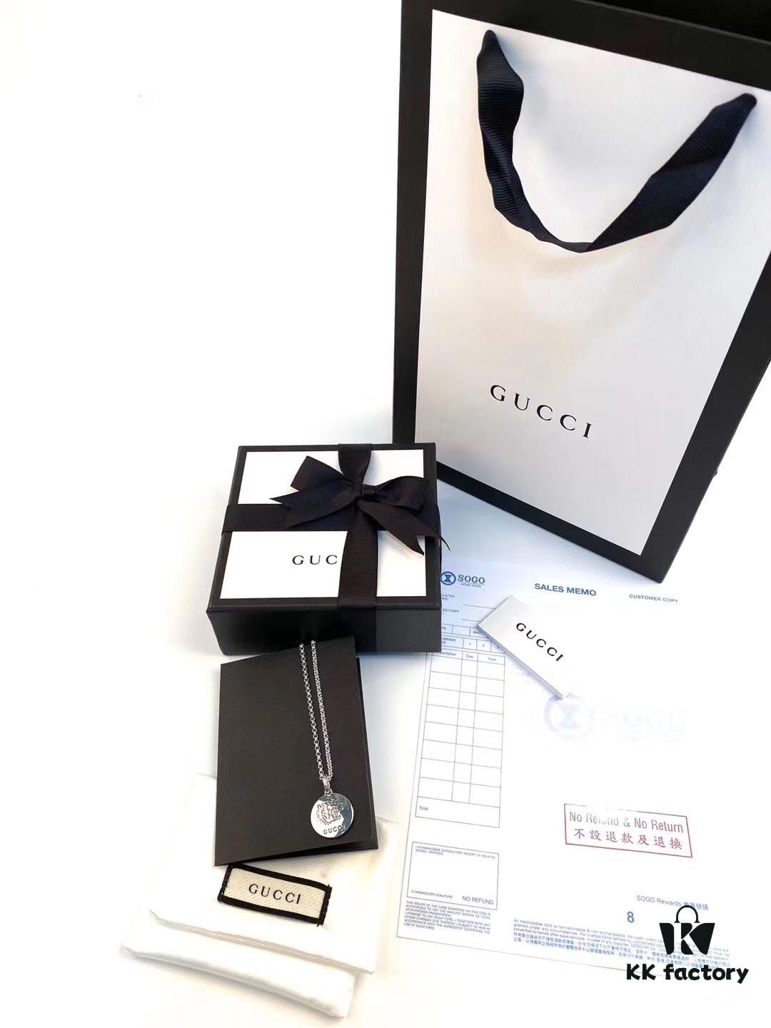 Sterling Silver Material 👐🏻 😇 Gucci Autumn-Winter Collection 'Blind for Love' Floral and Bird Series Accessory