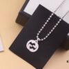 Authentic Replicated Gucci Cactus Classic Double G Necklace, Direct Wax Mold Craftsmanship, 925 Silver Material, Unisex Design, High-Quality Finish