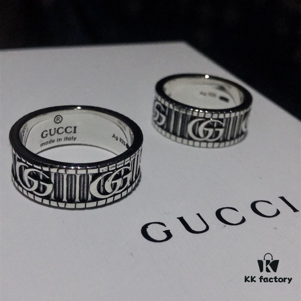 Double G Kill! Grab It Now! Classic Double G Logo Gucci-Inspired Vintage Style Couples Ring or Best Friends Ring