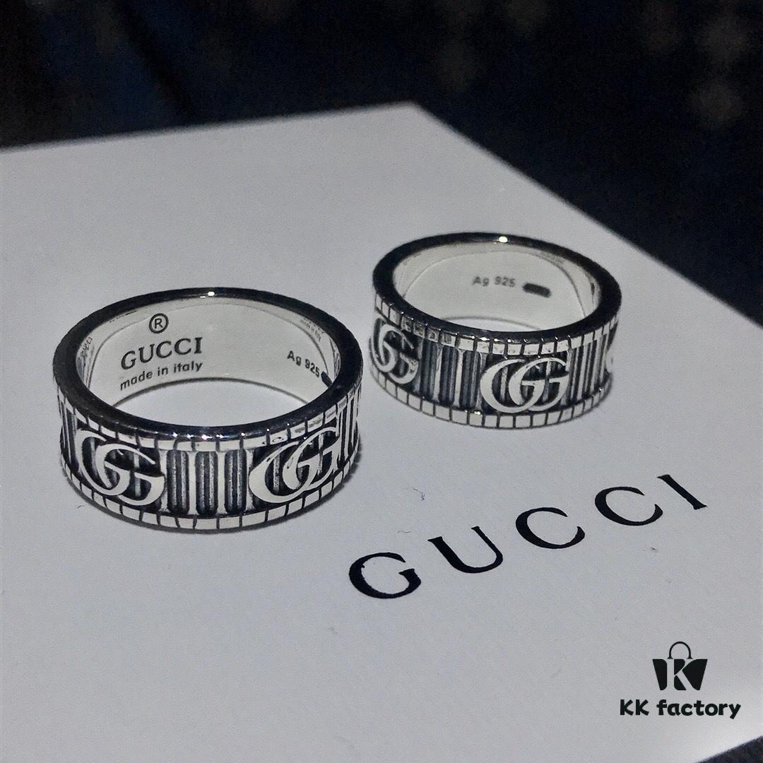 Double G Kill! Grab It Now! Classic Double G Logo Gucci-Inspired Vintage Style Couples Ring or Best Friends Ring