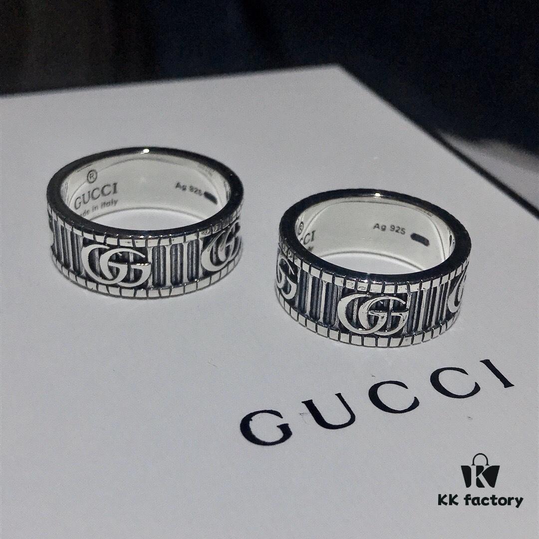 Double G Kill! Grab It Now! Classic Double G Logo Gucci-Inspired Vintage Style Couples Ring or Best Friends Ring