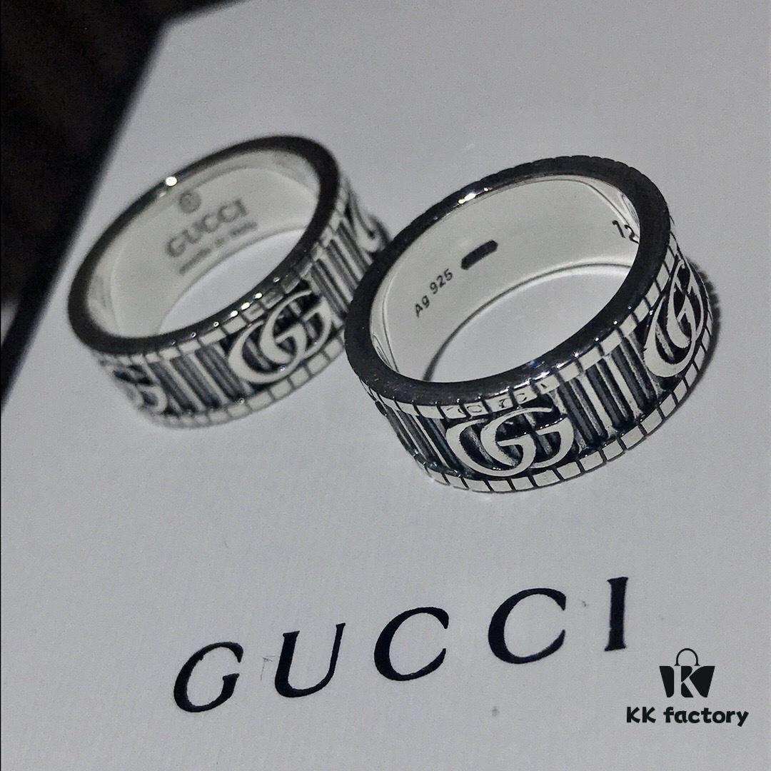 Double G Kill! Grab It Now! Classic Double G Logo Gucci-Inspired Vintage Style Couples Ring or Best Friends Ring