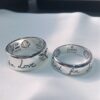 Gucci Blind For Love Couple's Ring 2019 Latest Model Ring Original 925 Sterling Silver (GucciGhost) Series Accessories to Awaken Vivid Sensory Perception. Simple, Stylish, Independent and Unconventional!