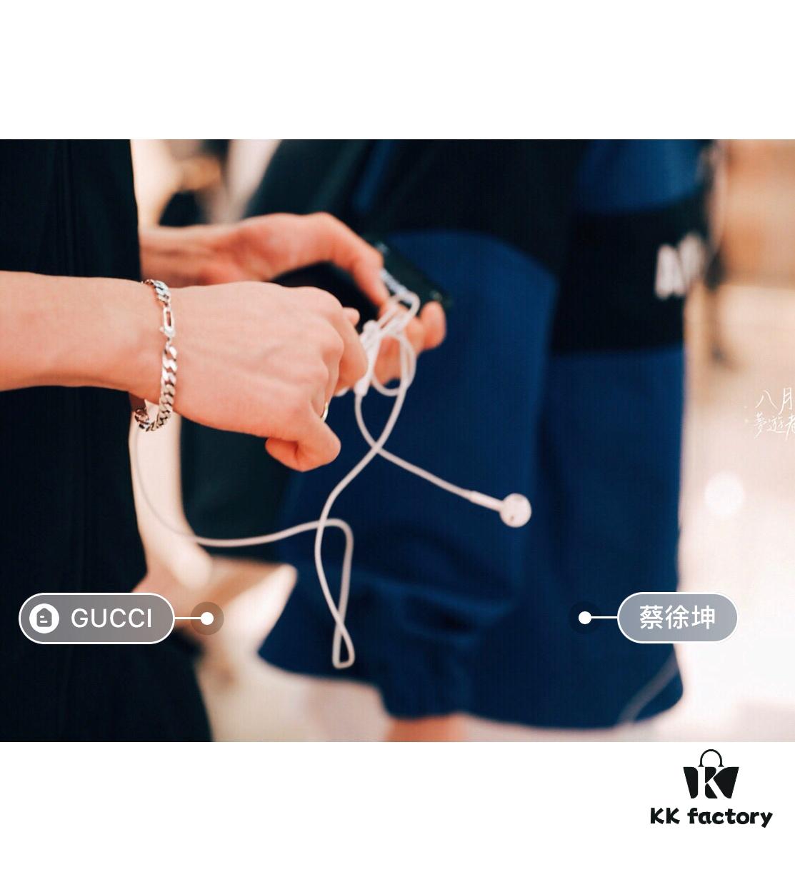 High-End Classic Style Bracelet, Same as Cai Xukun's Gucci Skull Couple Bracelet