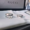 Gucci Blind For Love Couple's Ring 2019 Latest Model Ring Original 925 Sterling Silver (GucciGhost) Series Accessories to Awaken Vivid Sensory Perception. Simple, Stylish, Independent and Unconventional!