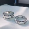 Gucci Blind For Love Couple's Ring 2019 Latest Model Ring Original 925 Sterling Silver (GucciGhost) Series Accessories to Awaken Vivid Sensory Perception. Simple, Stylish, Independent and Unconventional!