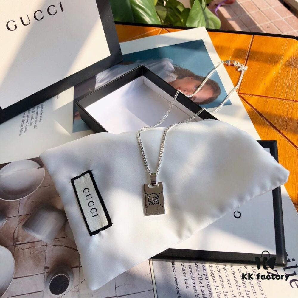 Gucci Double G Skull Necklace
