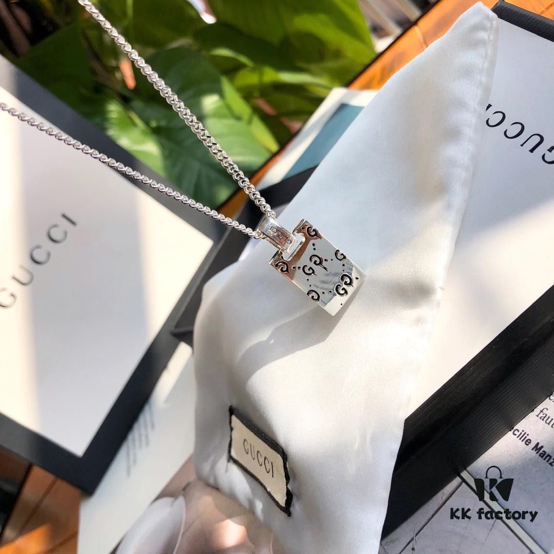 Gucci Double G Skull Necklace