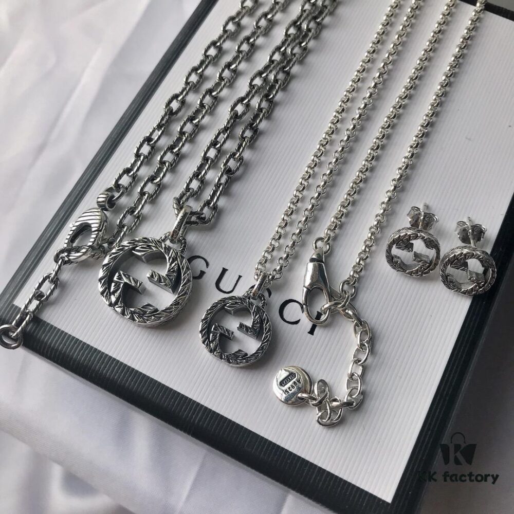 New Arrival Today! Interlocking Double G Necklace (2 Styles) / Ear Studs