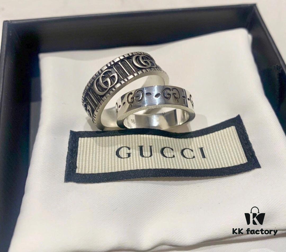 Double G Kill! Buy It Now! Classic Double G Logo Gucci-Style Vintage Couple Ring for Lovers and Best Friends