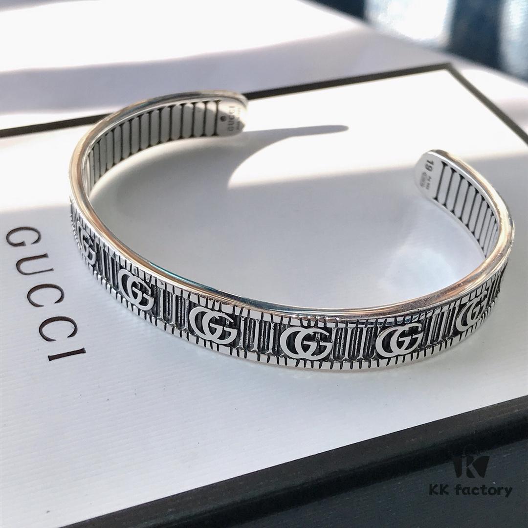 Gucci Double G Bracelet, Size 19#