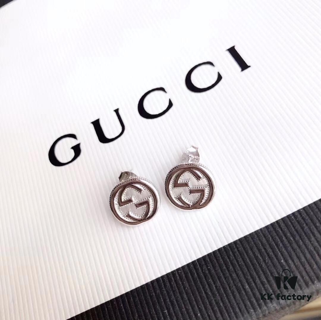 New Arrival Gucci Double G Stud Earrings