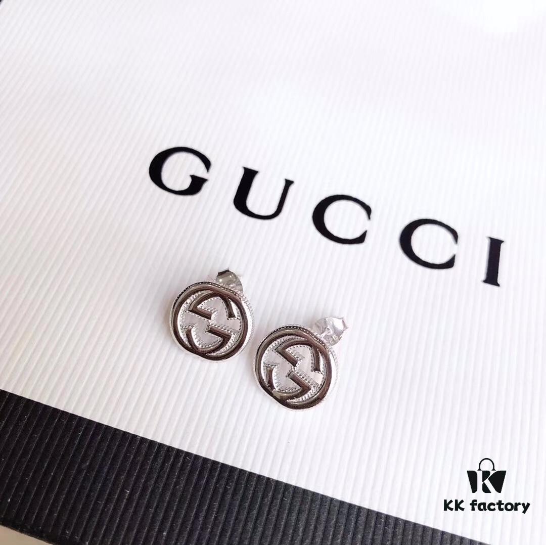 New Arrival Gucci Double G Stud Earrings
