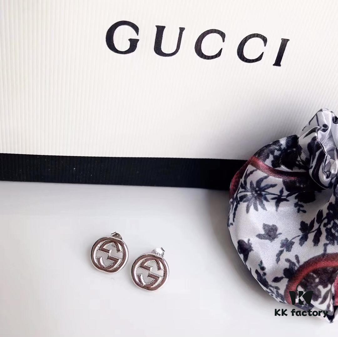 New Arrival Gucci Double G Stud Earrings