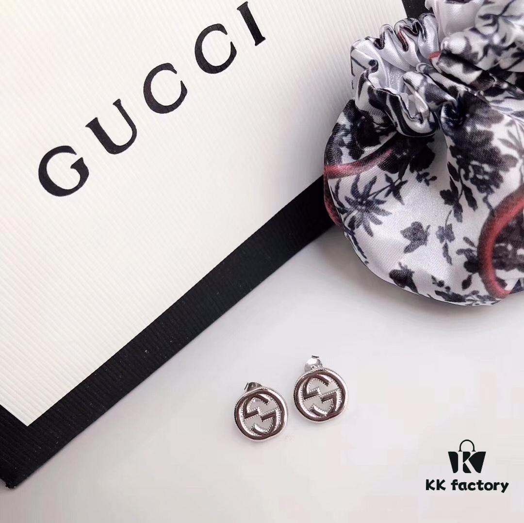 New Arrival Gucci Double G Stud Earrings