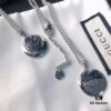 Gucci Loyalty Tiger Head Necklace with Double-Sided Pattern