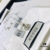Gucci Real Photo One-to-One Replica Sticker, Labels, Receipt Included, Pure Silver Double G Necklace, Unisex Fashion Minimalist Design