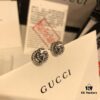 GUCCI Double G Twisted Rope Stud Earrings