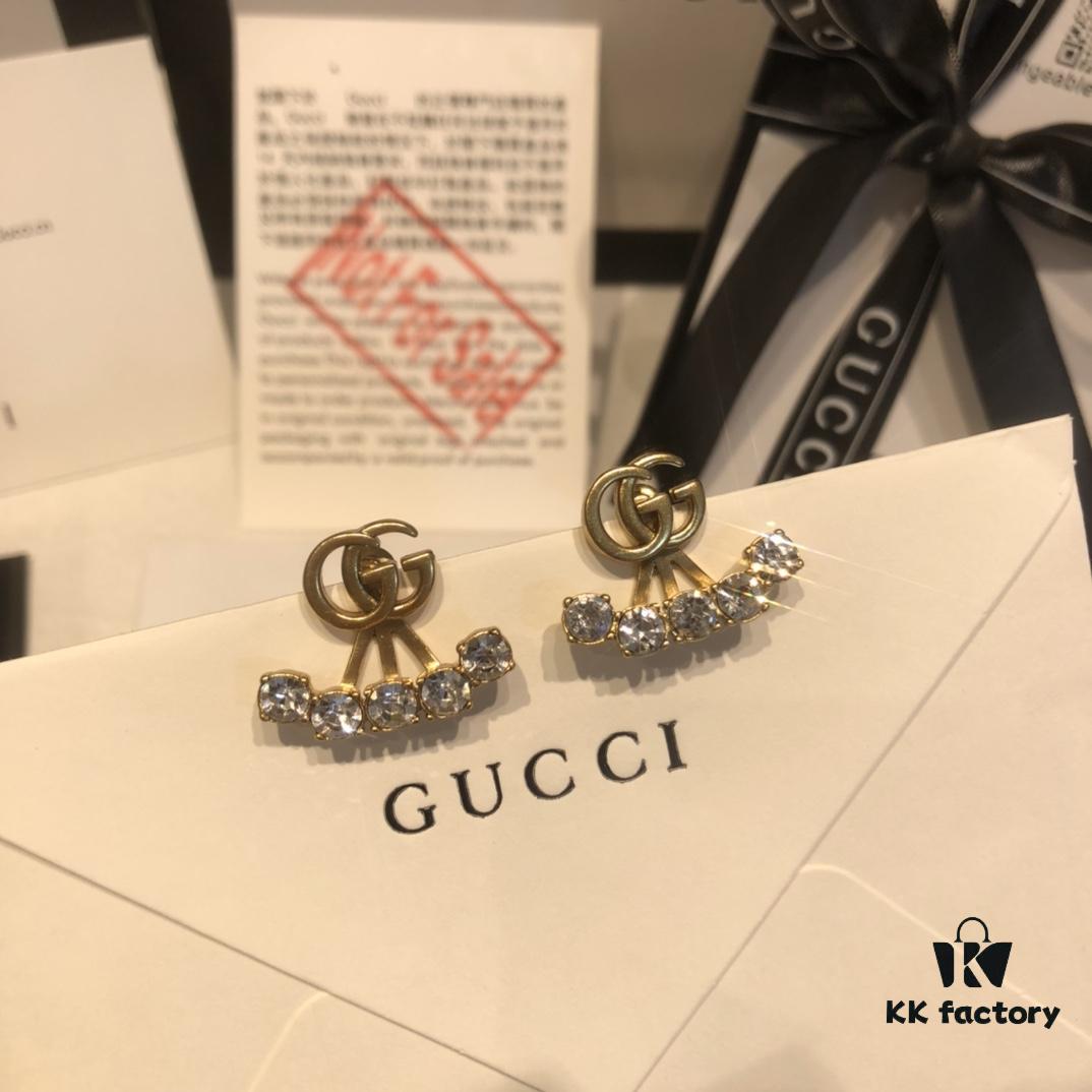 GUCCI Double G Multi-Wear Stud Earrings