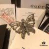 GUCCI Full Diamond Butterfly Hair Clip