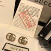 GUCCI Full Diamond Double G Stud Earrings