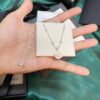 Authentic Replica (Matching Quality) New Arrival Gucci Cactus Silver Chain Necklace with Interlocking G Pendant