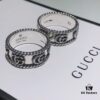 Latest New Arrival 🆕🔥 Gucci Double G Twisted Ring 💍 Thick and Bold Design, Unisex Wear