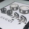 Latest New Arrival 🆕🔥 Gucci Double G Twisted Ring 💍 Thick and Bold Design, Unisex Wear