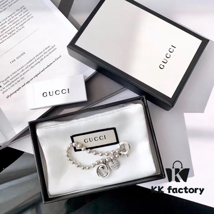 Exclusive Launch! Finally Available! Authentic Custom Gucci Letter Pendant Bracelet, Double G Luxury Classic Bestseller!