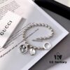 Exclusive Launch! Finally Available! Authentic Custom Gucci Letter Pendant Bracelet, Double G Luxury Classic Bestseller!