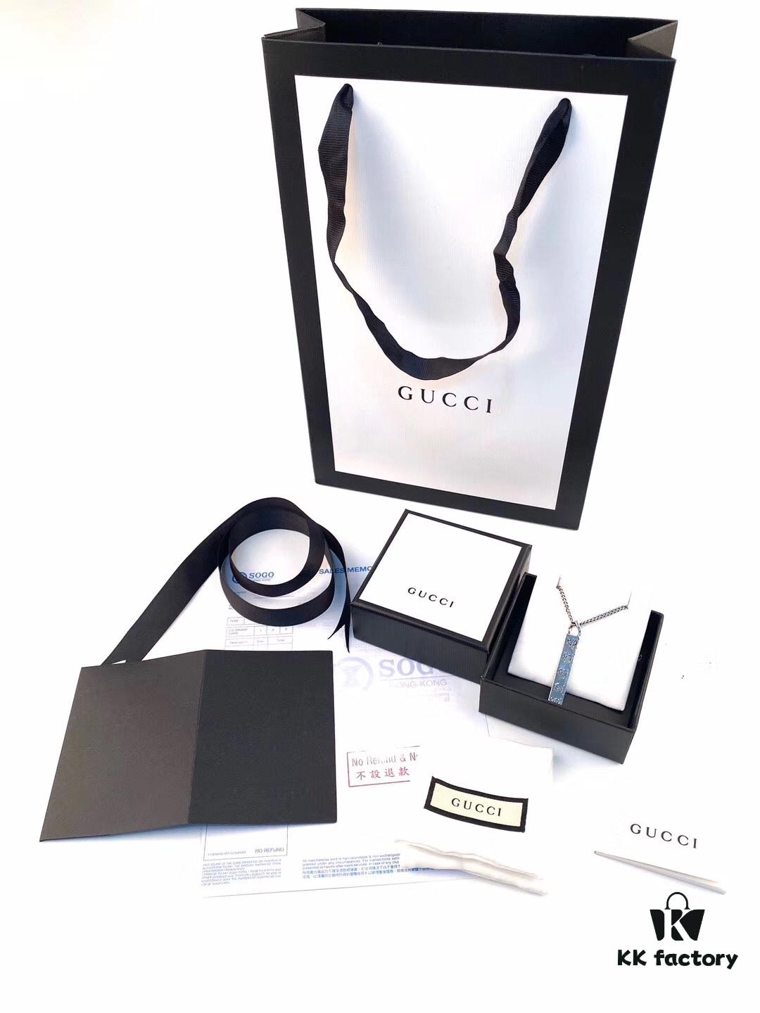 Authentic Replica (Matching Version) Gucci Series Necklace 🔺 (Gucci-GHOST) Series Accessory to Awaken Vivid Sensibility. Simple, Fashionable, Independent and Unconventional – Playful Ghost Necklace 👻, Fresh and Delicate 🥰