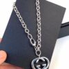 Gucci Bracelet with Interlocking Double G Pendant, Iconic Symbol of the Spirit, Crafted in Sterling Silver