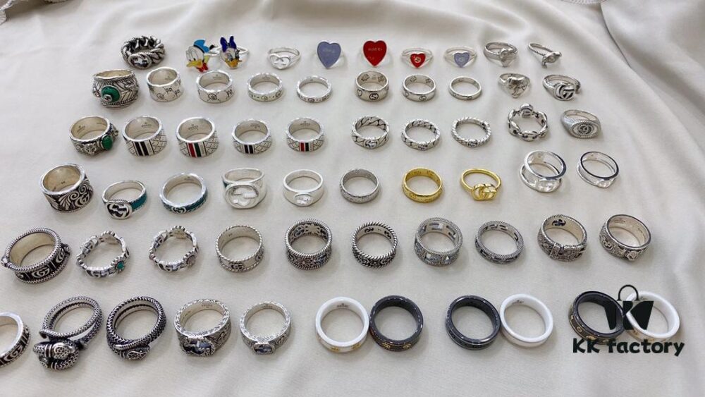 Gucci 925 Sterling Silver Ring Collection