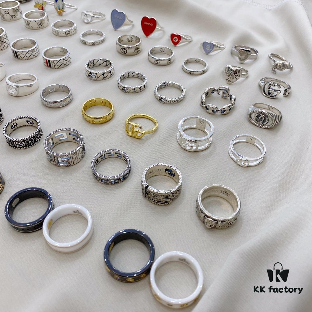 Gucci 925 Sterling Silver Ring Collection