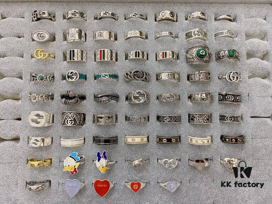 Gucci 925 Sterling Silver Ring Collection