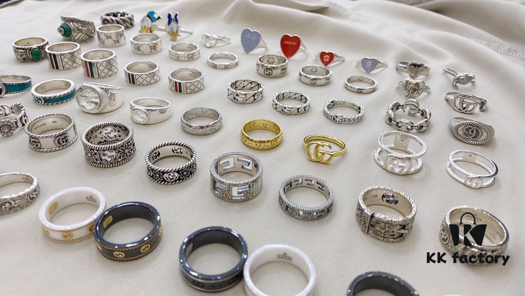 Gucci 925 Sterling Silver Ring Collection