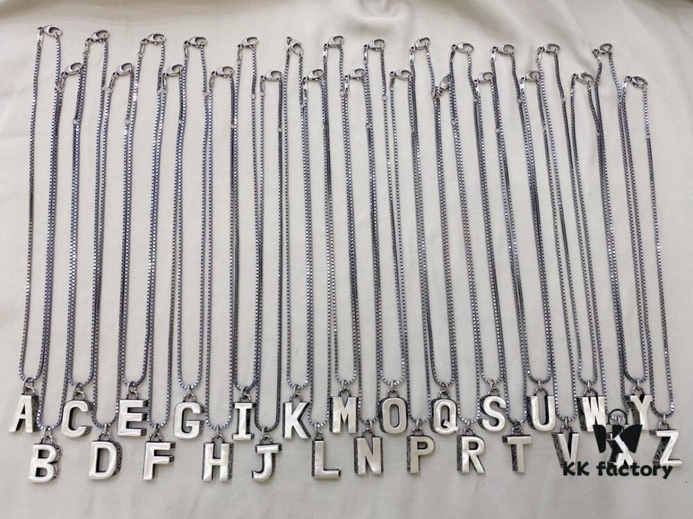 Gucci 925 Sterling Silver 26-Letter Vintage Necklace